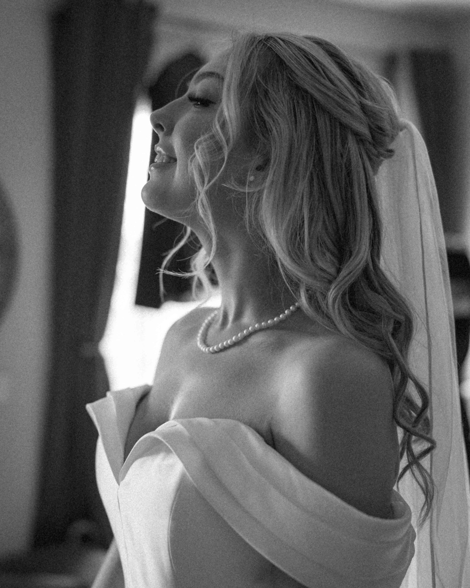 Bridal updo, trial day